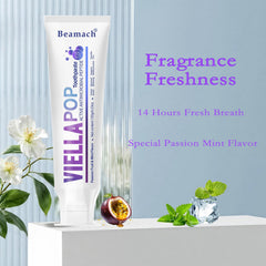 Gentle on enamel whitening and anti-stain action