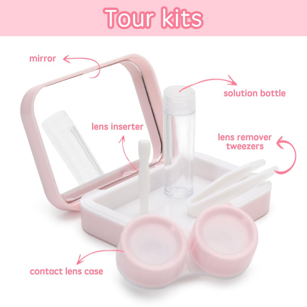 Vifirstew travel kit with applicator and tweezers
