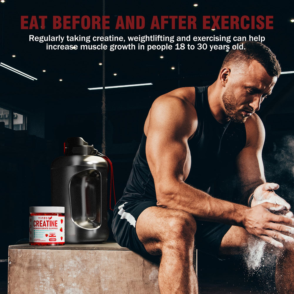 Sugar-free strawberry-flavored gummies, gluten-free and non-GMO