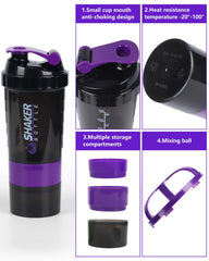 Three extra compartments and pill tray for supplements