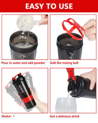 Dishwasher safe PP material and stainless steel components