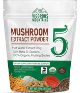 VIGOROUS MOUNTAINS organic mushroom powder packaging 100g