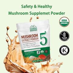 USDA Organic and Kosher certification logos