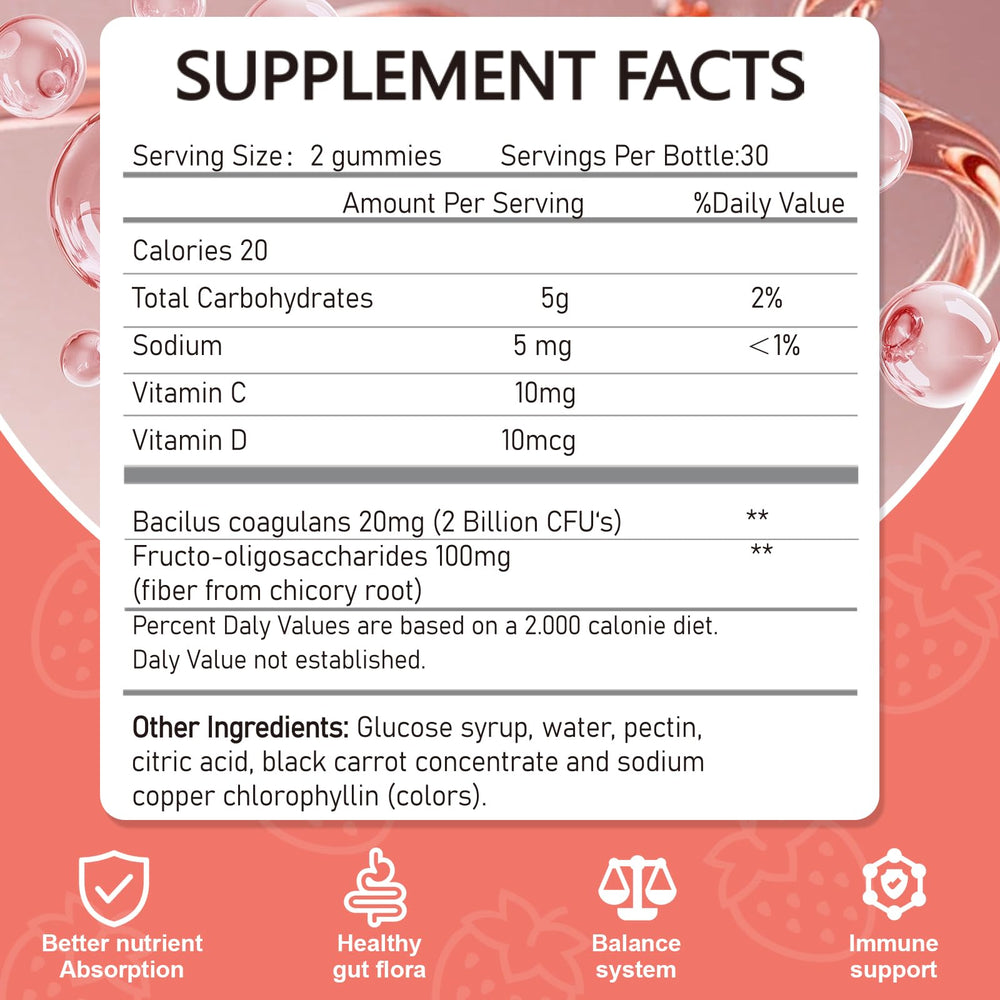 Vitamin C and Vitamin D icons with Vikaywoo gummies