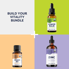 Packaging highlighting organic, non-GMO, USDA label and CGMP USA facility