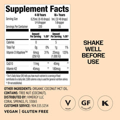 Vegan and gluten-free badge on Vimergy Brain Body Recharge packaging