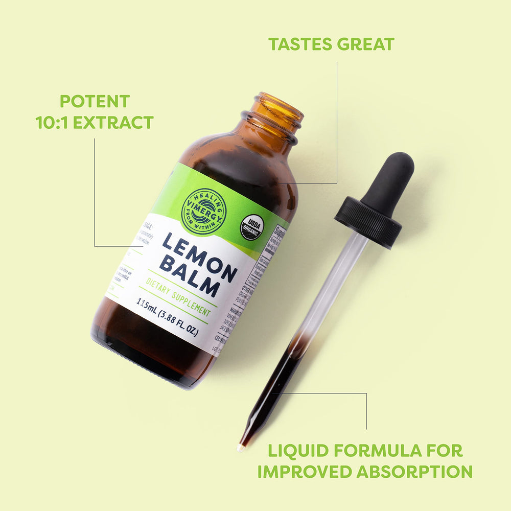 Label showing ingredients and certifications