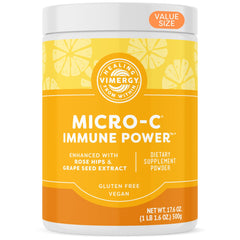Front view of Vimergy Micro-C Immune Power 500g tub