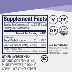 Close-up of zinc liquid droplets