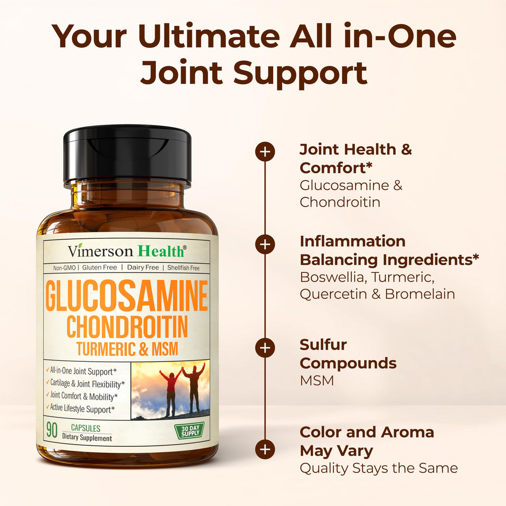 Daily dosing capsules on kitchen counter