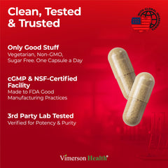 Active man takes Vimerson Longjack before workout for sustained drive.