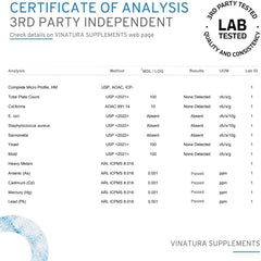 Natural berberine with no artificial flavors and additives