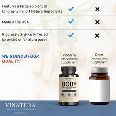 Chlorella and spirulina detox greens used in VINATURA supplement