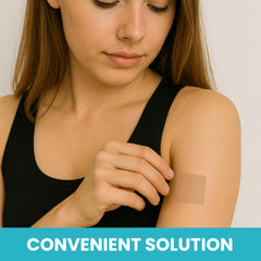 COQ10 ingredients on VIORY NAD+ Patch label