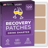 VIORY Recovery Patch on arm after-party application boosts morning energy.