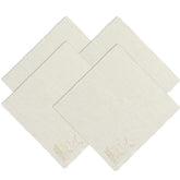 VIPbuy 4-pack natural chamois cleaning cloths laid out