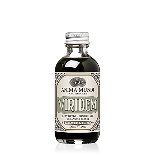 Viridem Greens Detox Elixir bottle front (2oz)