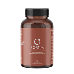 VIRNOUX Fortim bottle-front demonstrates premium testosterone support for sustained energy.