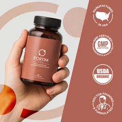 VIRNOUX Fortim capsules-closeup highlights texture and potential vitality support.