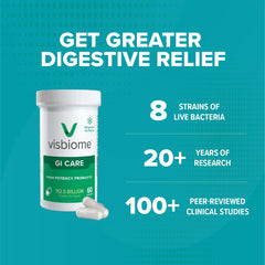 Close-up of eight probiotic strains in Visbiome blend