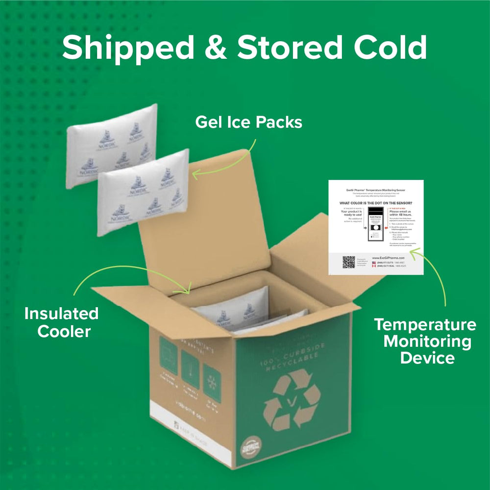 Made in USA label on Visbiome packaging