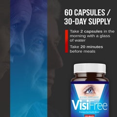 Blue light protection and reduced eye strain illustration