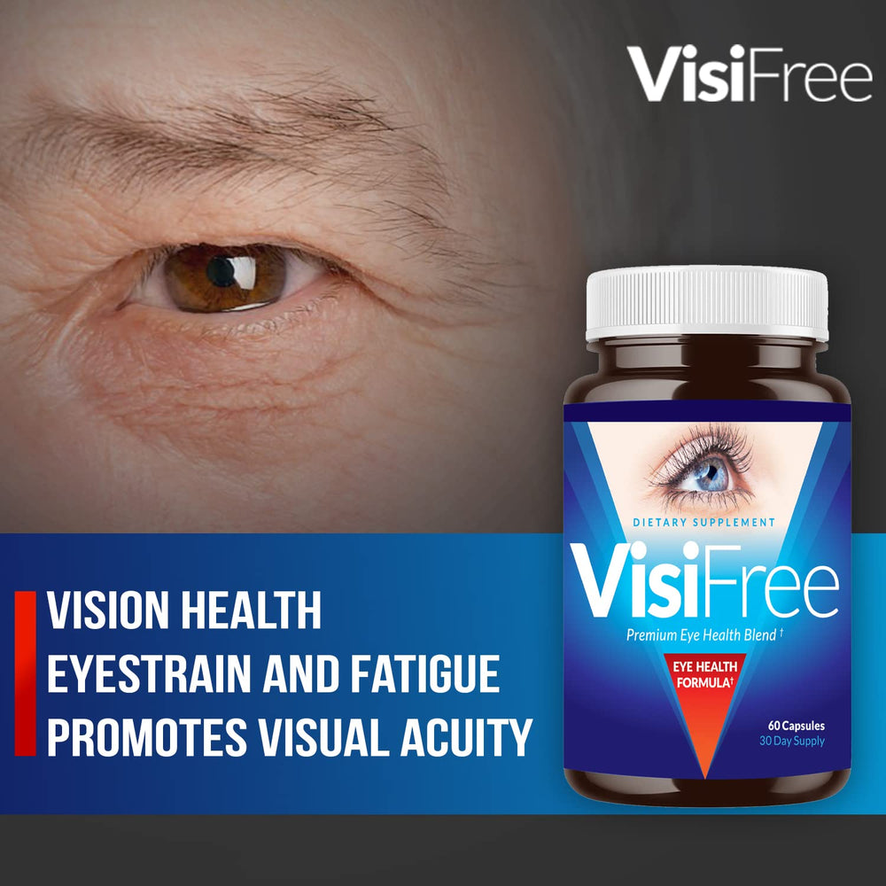Close-up of VisiFree eye capsules