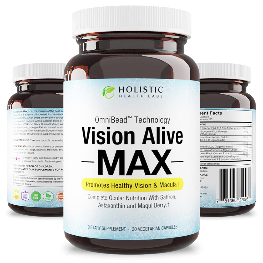 Holistic Health Labs branding and packaging