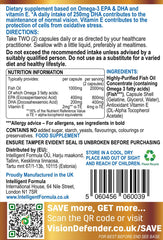 Front of Vision Defender Omega packaging with branding