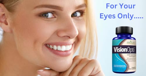 Vision Opti label highlighting eye health support