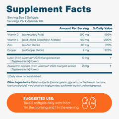 60-day supply bottle of Vision Protection.