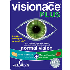 Vitabiotics Visionace Plus Dual Pack packaging