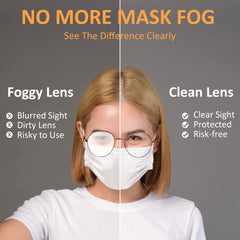 Using VisionGlobal anti-fog cloth outdoors during sports