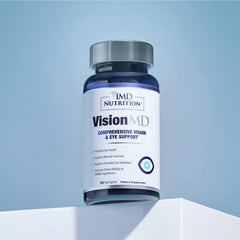 Product packaging and branding of VisionMD Eye Vitamin CARMIS