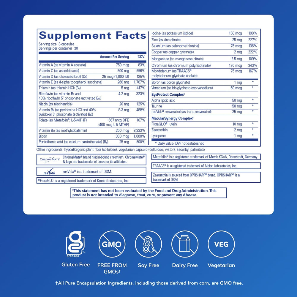 VisionPro Nutrients product packaging and box
