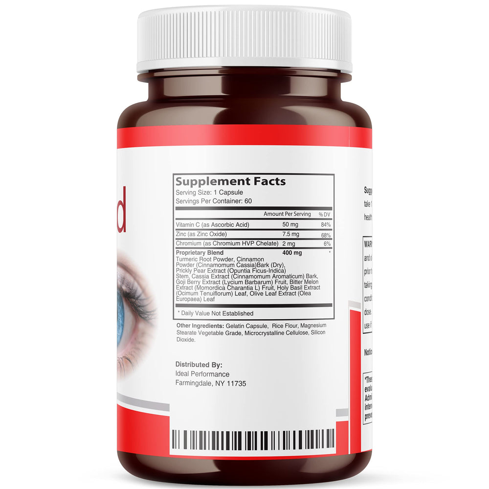 Visishield Vision Formula product packaging and capsules