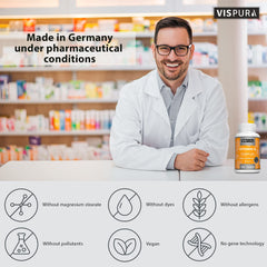 Front label of VISPURA B-Complex bottle