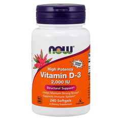 Vit D-3 2000iu 240 SGELS bottle