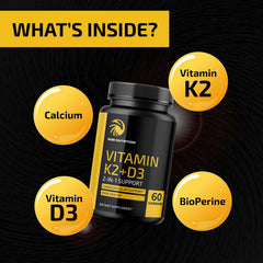 Supplement facts label close-up