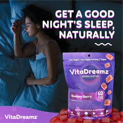 Close-up of Slumber Berry flavored gummy