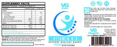 VitaGlobe Vitamin K2 Gummy bottle with label