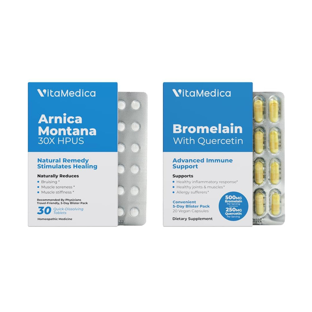 VitaMedica Arnica and Bromelain bundle packaging
