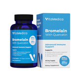 VitaMedica Bromelain & Quercetin bottle with capsules