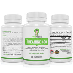 Non-GMO and no artificial fillers claim for VitaMonk L-Theanine