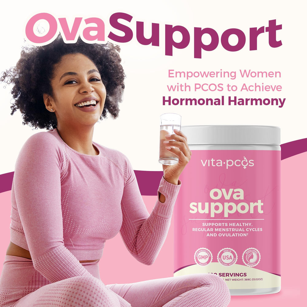 VITA-PCOS powder close up texture view highlighting fine blendability