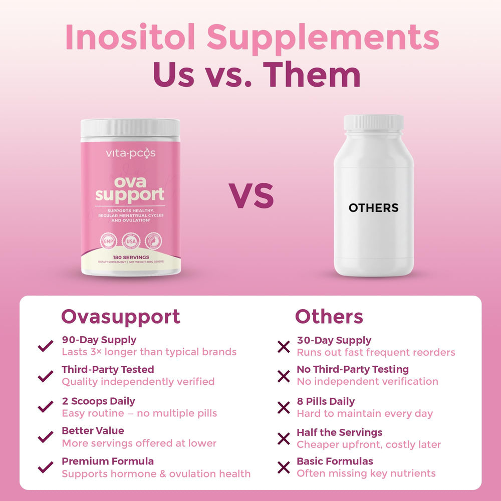 VITA-PCOS scoop with powder illustrating precise serving measurement benefit