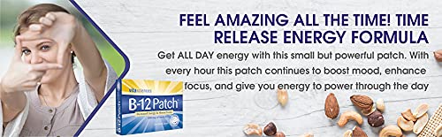 Close-up of Vita Sciences Vitamin B12 patch packaging