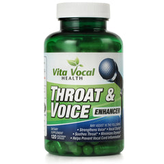 Front view of VitaVocal bottle