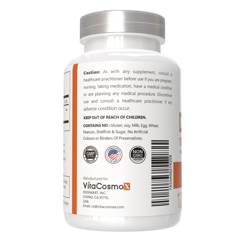 Diosmin capsules arranged with citrus imagery