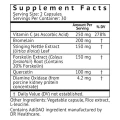 VitaMonk HistaResist bottle side view